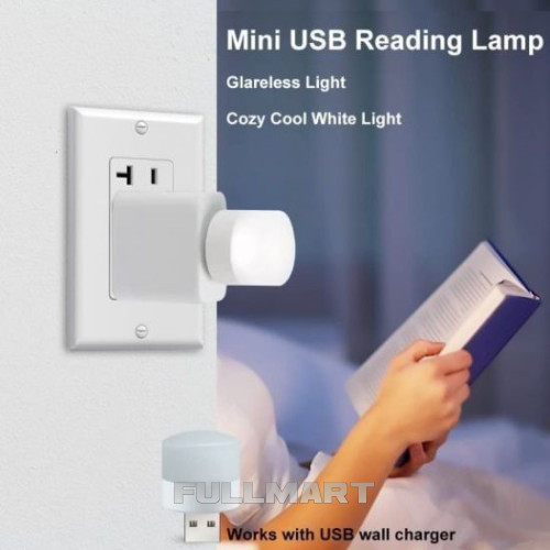 Портативна світлодіодна лампа-ліхтарик нічник 1W USB LED Light білий